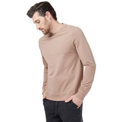 Tentree Men's French Terry Classic Crew - Large - Mushroom product image