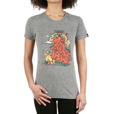 Moosejaw Women's Pizza Party SS Tee - Small - Heather Grey product image