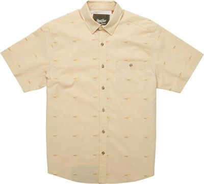 Howler Brothers Men's Airwave Shirt - Small - Telegram Dobby / Brown Rice product image