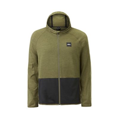 Picture Men's Shari Tech Hoodie - Medium - Army Green Black product image