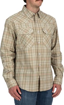 Simms Men's Brackett LS Shirt - Large - Dark Stone Classic Plaid product image