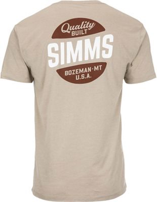 Simms Men's Quality Built Pocket Tee - Medium - Khaki Heather product image