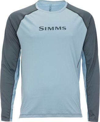 Simms Men's SolarVent Crew - XL - Steel Blue / Storm product image