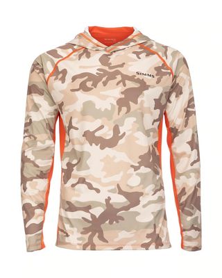Simms Men's SolarVent Hoody - Large - Woodland Camo Sandbar product image
