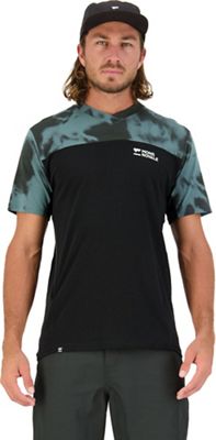 Mons Royale Men's Redwood Enduro VT Top - Small - Sage Tie Dye / Black product image