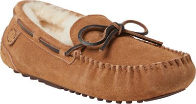 Fireside by Dearfoams Men's Victor Genuine Shearling Moccasin Slipper  - 8 - Chestnut product image