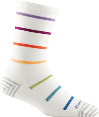 Darn Tough Women's Offline Crew Lightweight Sock - Large - White product image
