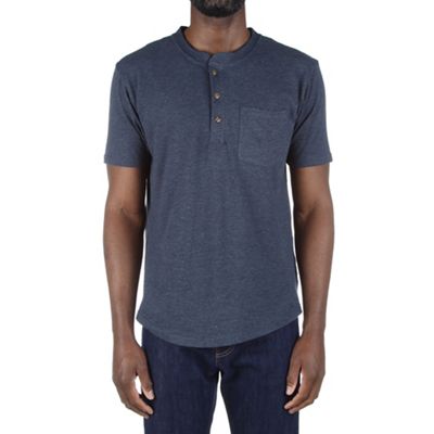 Moosejaw Men's The Moosejaw SS Henley - Large - Heather Midnight