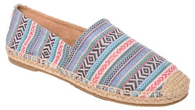 Minnetonka Women's Pam Espadrille Shoe - 8 - Blue Arizona product image