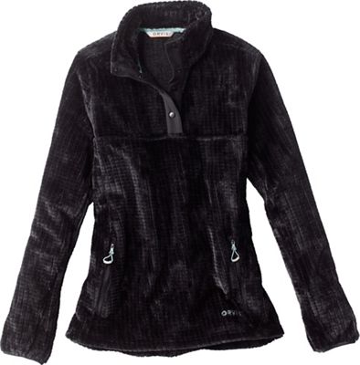 Orvis Women's Mesa Fleece 1/4 Snap Jacket - Small - Black product image