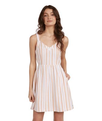 Roxy Women's Up Above Dress - Medium - Toast Paradise Stripe product image