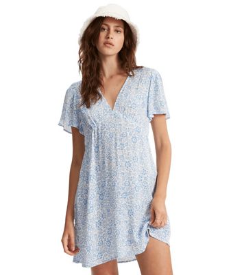 Billabong Women's Short and Sweet Dress - Large - Salt Crystal product image