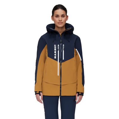Mammut Women's La Liste Pro HS Hooded Jacket - XL - Cheetah / Marine product image