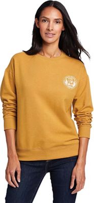 Eddie Bauer Women's Cozy Camp LS Crew - Printed - Large - Butterscotch product image