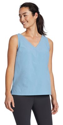 Eddie Bauer Travex Women's Departure V Neck Tank - Solid - Medium - Coast product image