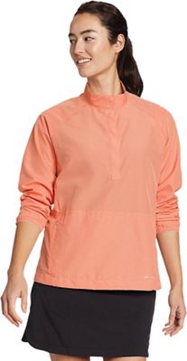 Eddie Bauer Women's Guide UPF Snap LS Mock Top - Medium - Persimmon product image
