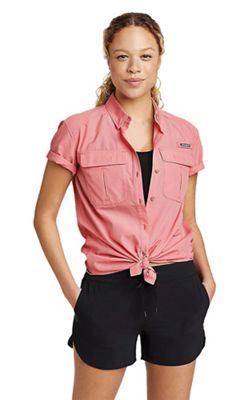 Eddie Bauer Women's Guide UPF SS Shirt - Medium - Watermelon product image