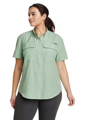 Eddie Bauer Women's Guide UPF SS Shirt - Medium - Bottle Green product image