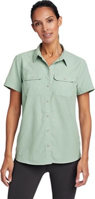 Eddie Bauer Travex Women's Mountain 2.0 SS Shirt - Medium - Celadon product image