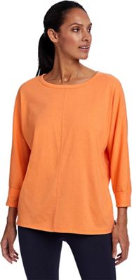 Eddie Bauer Travex Women's Myriad 3Q Boatneck Top - Medium - Cantaloupe product image