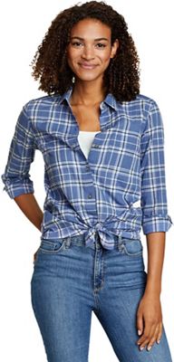 Eddie Bauer Women's Packable LS Shirt - Small - Whistler Blue product image