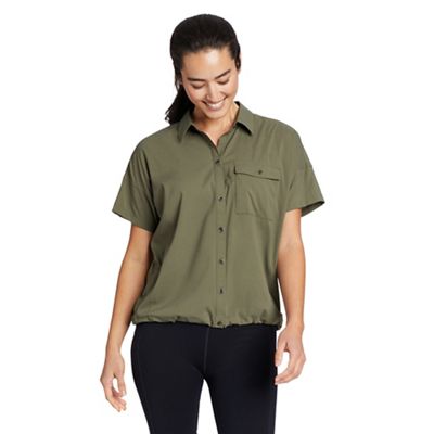 Eddie Bauer Travex Women's Pave The Way SS Shirt - Large - Sprig product image