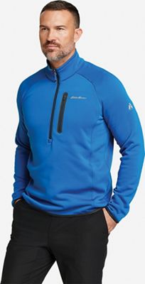 Eddie Bauer First Ascent Men's Power Stretch Half Zip Mock Top - Large - Sapphire product image