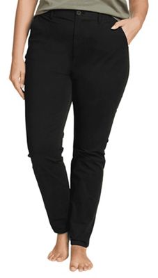 Eddie Bauer Women's Voyager High Rise Chino Pant - 10 - Black product image