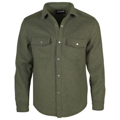 Mountain Khakis Men's Dover Wool Shirtjac - Large - Forest Moss product image