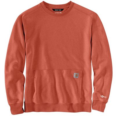 Carhartt Men's Force Relaxed Fit Lightweight Crewneck Sweatshirt - Medium Regular - Desert Orange Heather product image