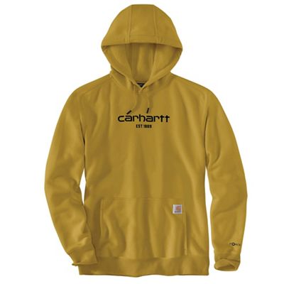 Carhartt Men's Force Relaxed Fit Lightweight Logo Graphic Sweatshirt - Large Regular - Golden Haze product image