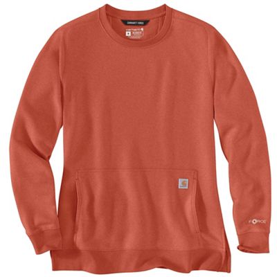 Carhartt Women's Force Relaxed Fit Lightweight Sweatshirt - Medium - Desert Orange Heather product image