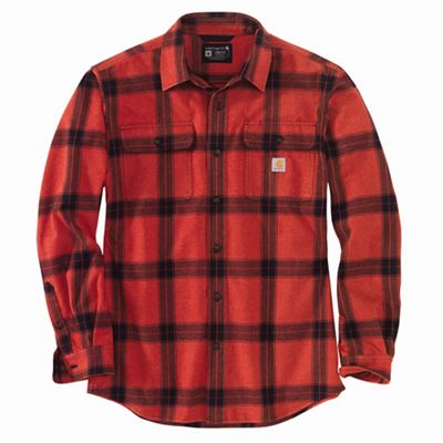 Carhartt Men's Loose Fit Heavyweight Flannel LS Plaid Shirt - Medium Regular - Chili Pepper product image