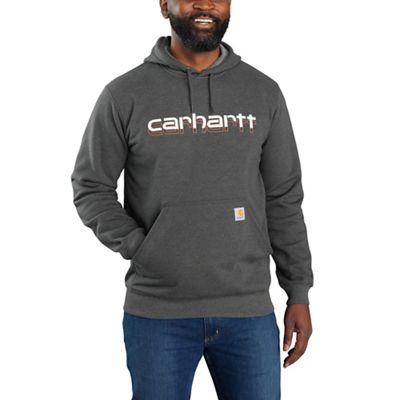 Carhartt Men's Rain Defender Loose Fit Midweight Logo Graphic Sweatshi - XXL Regular - Carbon Heather product image
