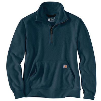 Carhartt Women's Relaxed Fit Midweight Half Zip Sweatshirt - Small - Night Blue Heather product image