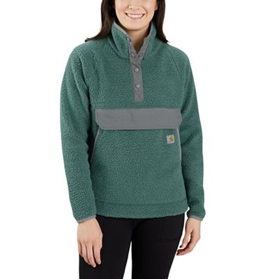 Carhartt Women's Relaxed Fit Fleece Pullover - Large - Slate Green Heather product image