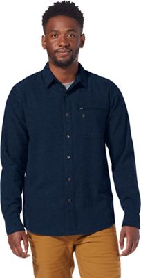 Royal Robbins Men's Coastal Flannel LS Shirt - Large - Naval product image