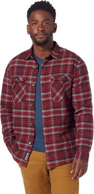 Royal Robbins Men's Snowcap Lined Flannel LS Shirt - Medium - Syrah Big Basin Pld product image