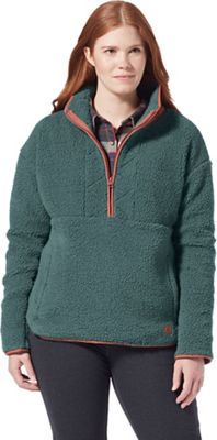 Royal Robbins Women's Urbanesque Sherpa 1/2 Zip Top - Medium - Sea Pine product image