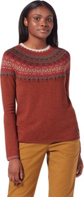 Royal Robbins Women's Westlands Fairisles Crew Sweater - Large - Rustic Heather product image