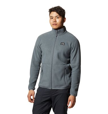 Mountain Hardwear Men's Explore Fleece Jacket - XL - Foil Grey product image