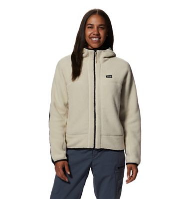 Mountain Hardwear Women's Hicamp Fleece Full Zip Hoody - Medium - Wild Oyster product image