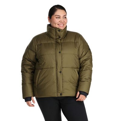 Outdoor Research Women's Coldfront Down Jacket - Plus - 1X - Loden product image