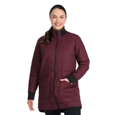 Outdoor Research Women's Shadow Reversible Parka - Medium - Black / Kalamata product image