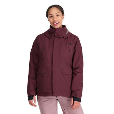 Outdoor Research Women's Snowcrew Reveler Jacket - Small - Kalamata product image