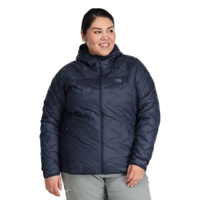Outdoor Research Women's Superstrand LT Hoodie - Plus - 1X - Naval Blue product image