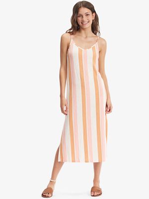 Roxy Women's Promised Land Dress - Small - Tapioca Breezy Stripe product image