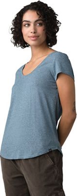 Prana Women's Cozy Up Scoop Neck Tee - Large - Nightshade Heather product image