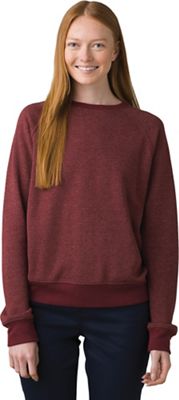Prana Women's Cozy Up Sweatshirt - Medium - Maroon Heather product image