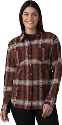 Prana Women's Emerick Lined Flannel Shirt - Medium - Rhubarb product image
